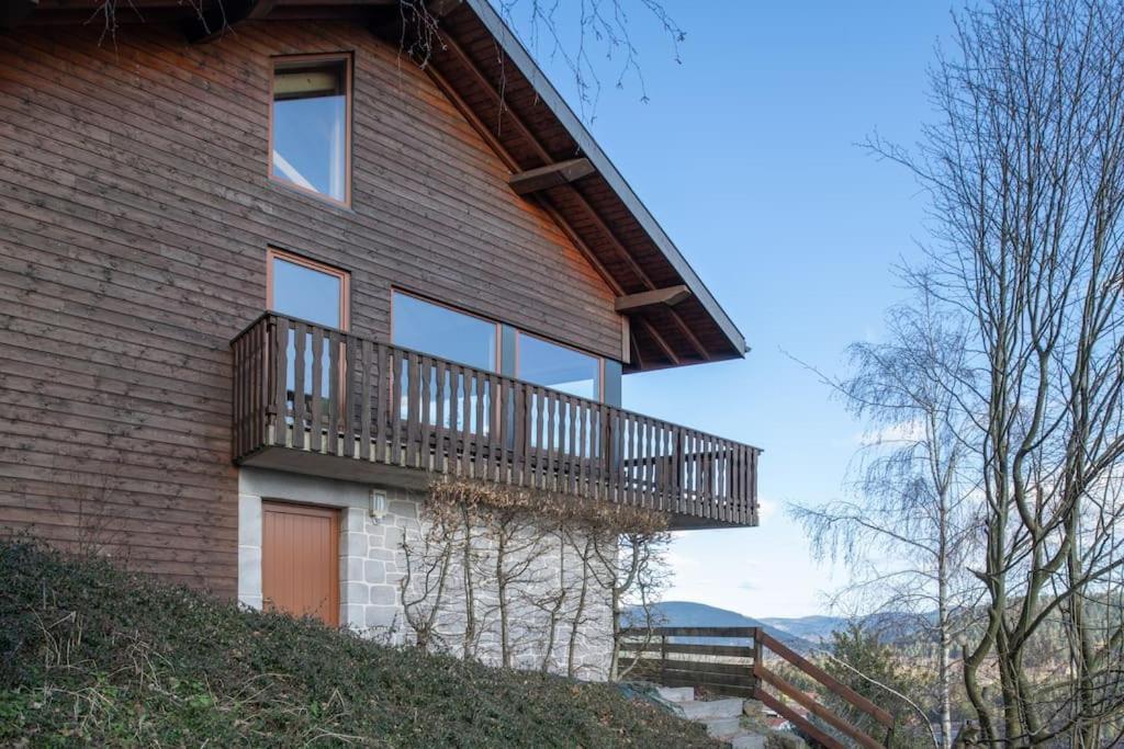 Luxueux Chalet Avec Vue Sur Les Pistes Et Le Hohneck Le Tholy Exterior foto