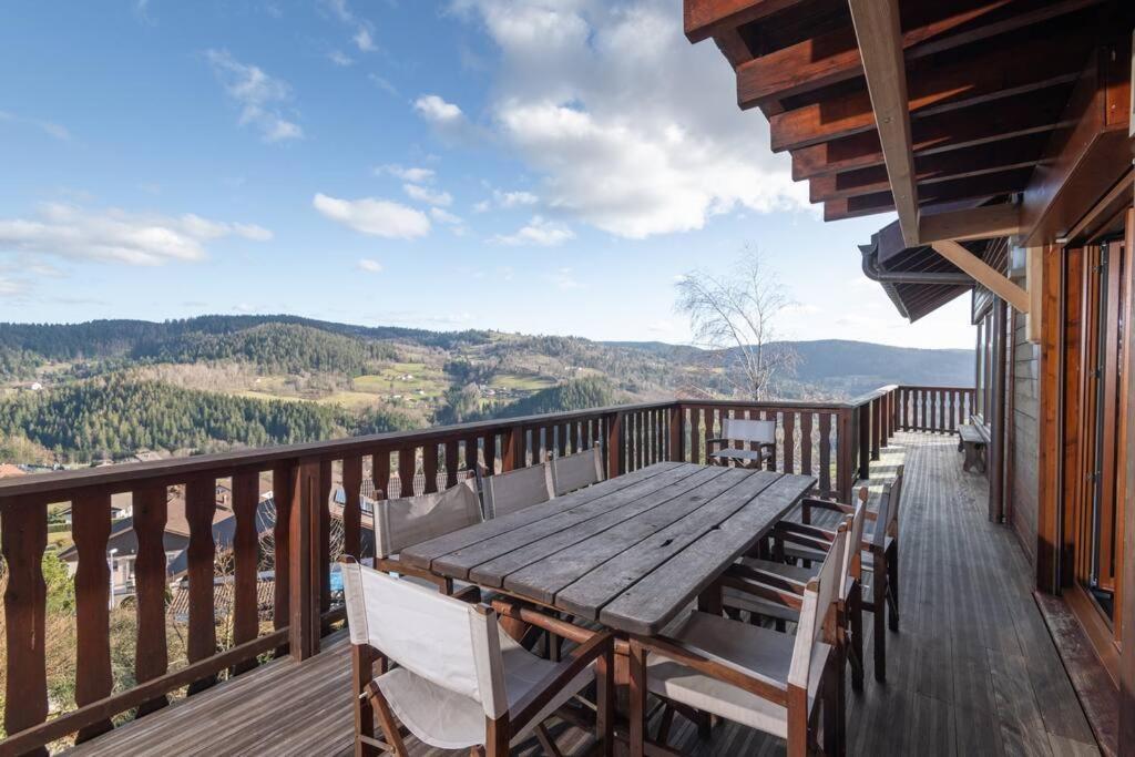 Luxueux Chalet Avec Vue Sur Les Pistes Et Le Hohneck Le Tholy Exterior foto